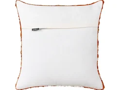 Discount Beliani Set di 2 cuscini SAGENIA Cotone 45 x 45 cm Arancione Trama astratta Arancione Rosso