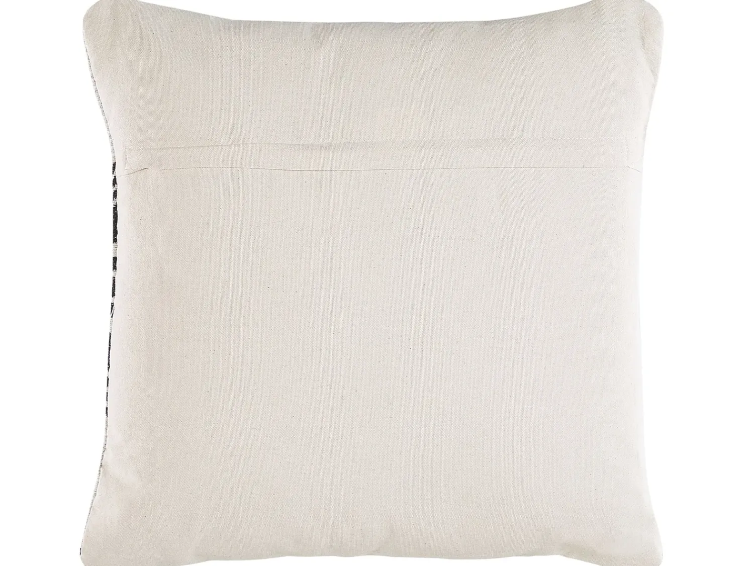 Discount Beliani Set di 2 cuscini SALIZAR Cotone 45 x 45 cm Nero Trama geometrica Bianco Nero