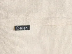 Outlet Beliani Set di 2 cuscini SARACA Cotone 45 x 45 cm Nero/Beige Trama geometrica Beige Nero