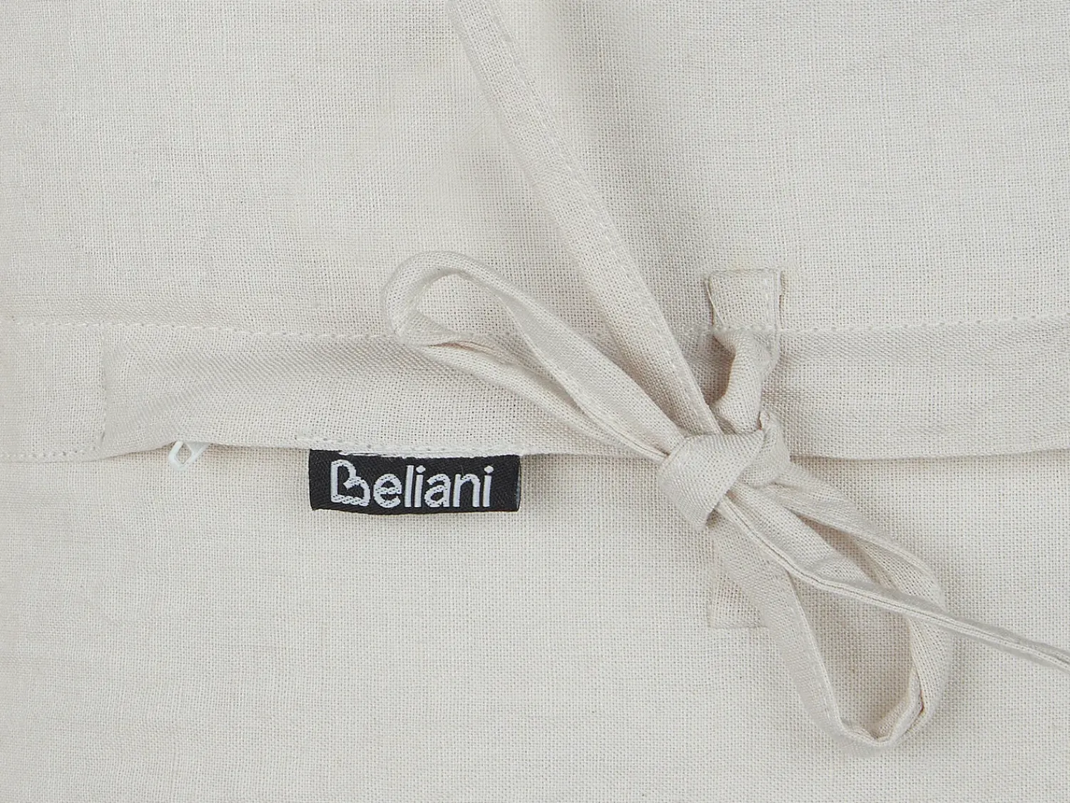 Online Beliani Set di 2 cuscini SASSAFRAS Lino 30 x 45 cm sporco Tinta unita Bianco