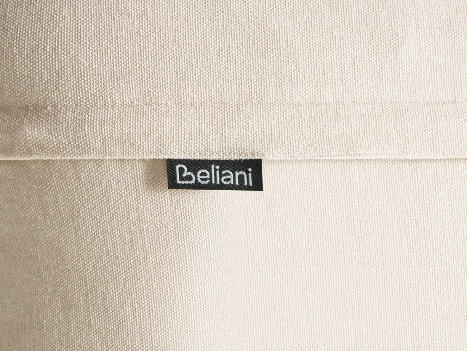 Best Beliani Set di 2 cuscini SAVINA Cotone 45 x 45 cm Bianco Trama floreale Bianco Beige