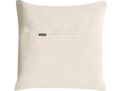 Best Beliani Set di 2 cuscini SAVINA Cotone 45 x 45 cm Bianco Trama floreale Bianco Beige