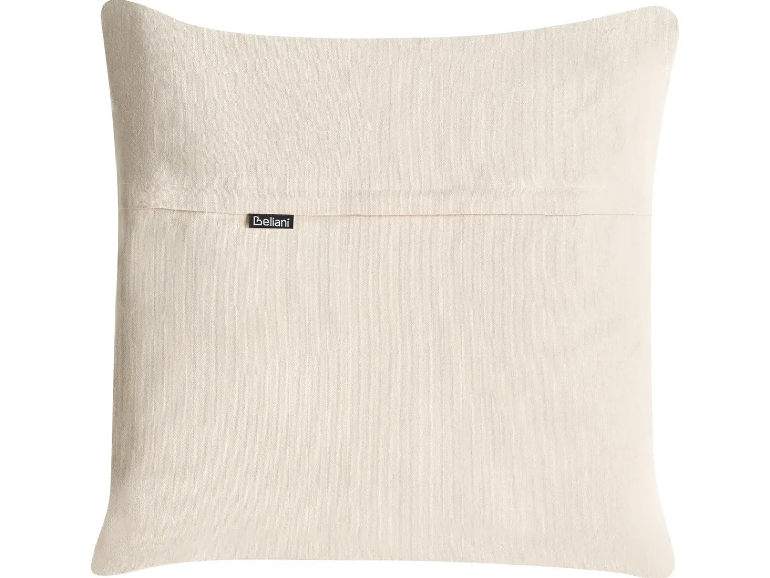 Best Beliani Set di 2 cuscini SAVINA Cotone 45 x 45 cm Bianco Trama floreale Bianco Beige