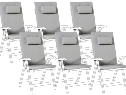 New Beliani JAVA/AMANTEA PREMIUM 50 x 71 cm chiaro Grigio