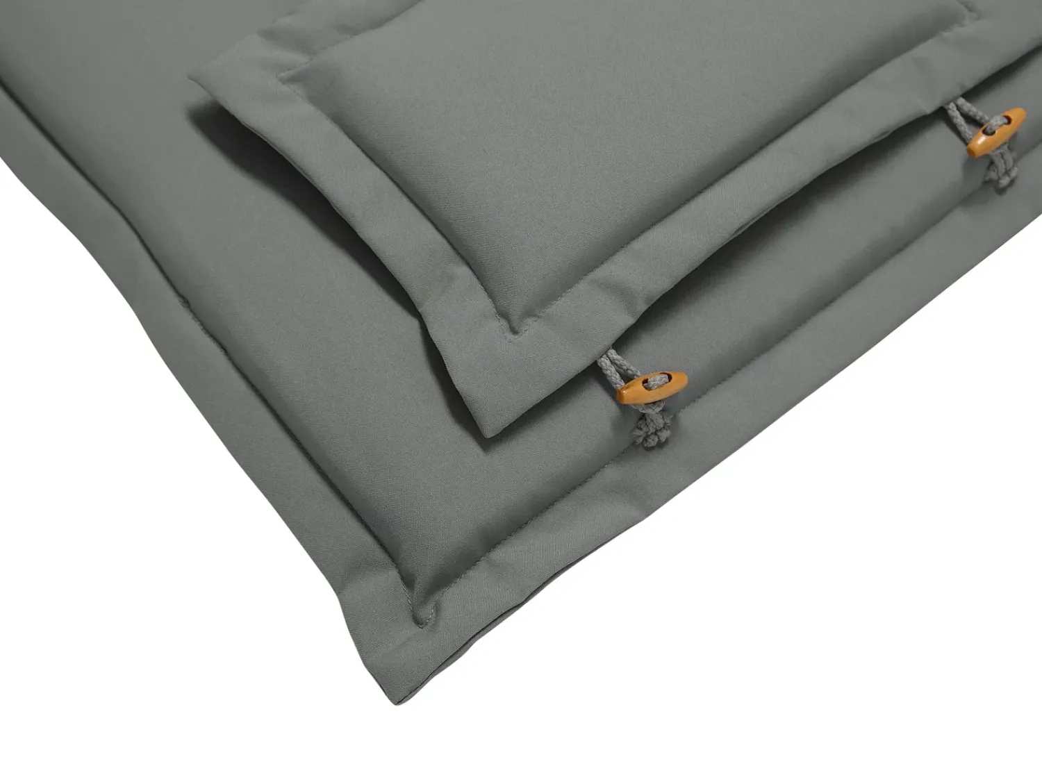 Outlet Beliani Set di 6 Cuscini Schiena/Seduta JAVA/AMANTEA 50 x 70 cm Grigio