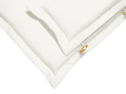 Beliani Set di 6 Cuscini Schiena/Seduta JAVA/AMANTEA 50 x 70 cm sporco Bianco