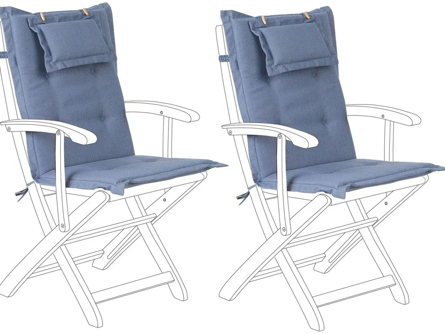 Sale Beliani MAUI 40 x 54 cm Blu