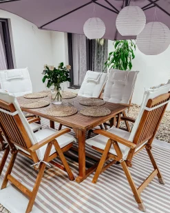 Clearance Beliani MAUI 40 x 54 cm sporco Bianco