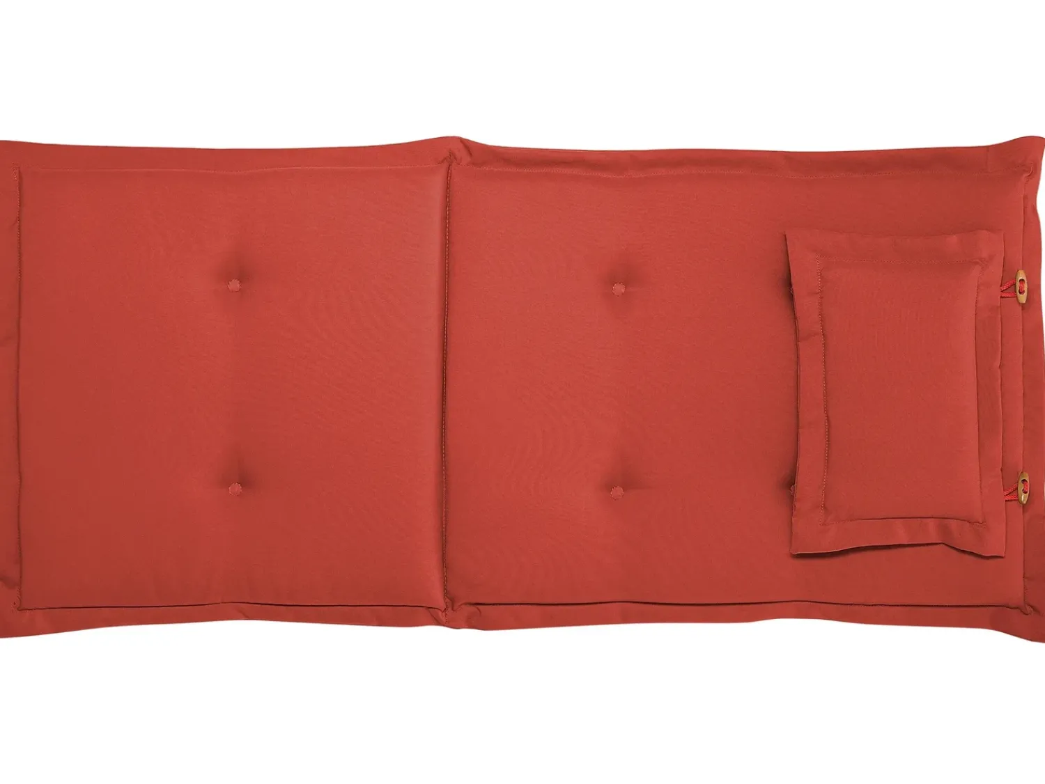 Outlet Beliani Set di 8 Cuscini Schiena/Seduta MAUI 40 x 54 cm scuro Rosso