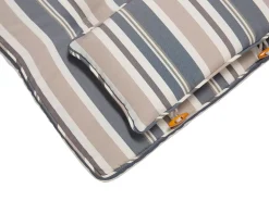 Discount Beliani Set di 8 Cuscini Schiena/Seduta MAUI 40 x 54 cm Multicolore Beige Blu