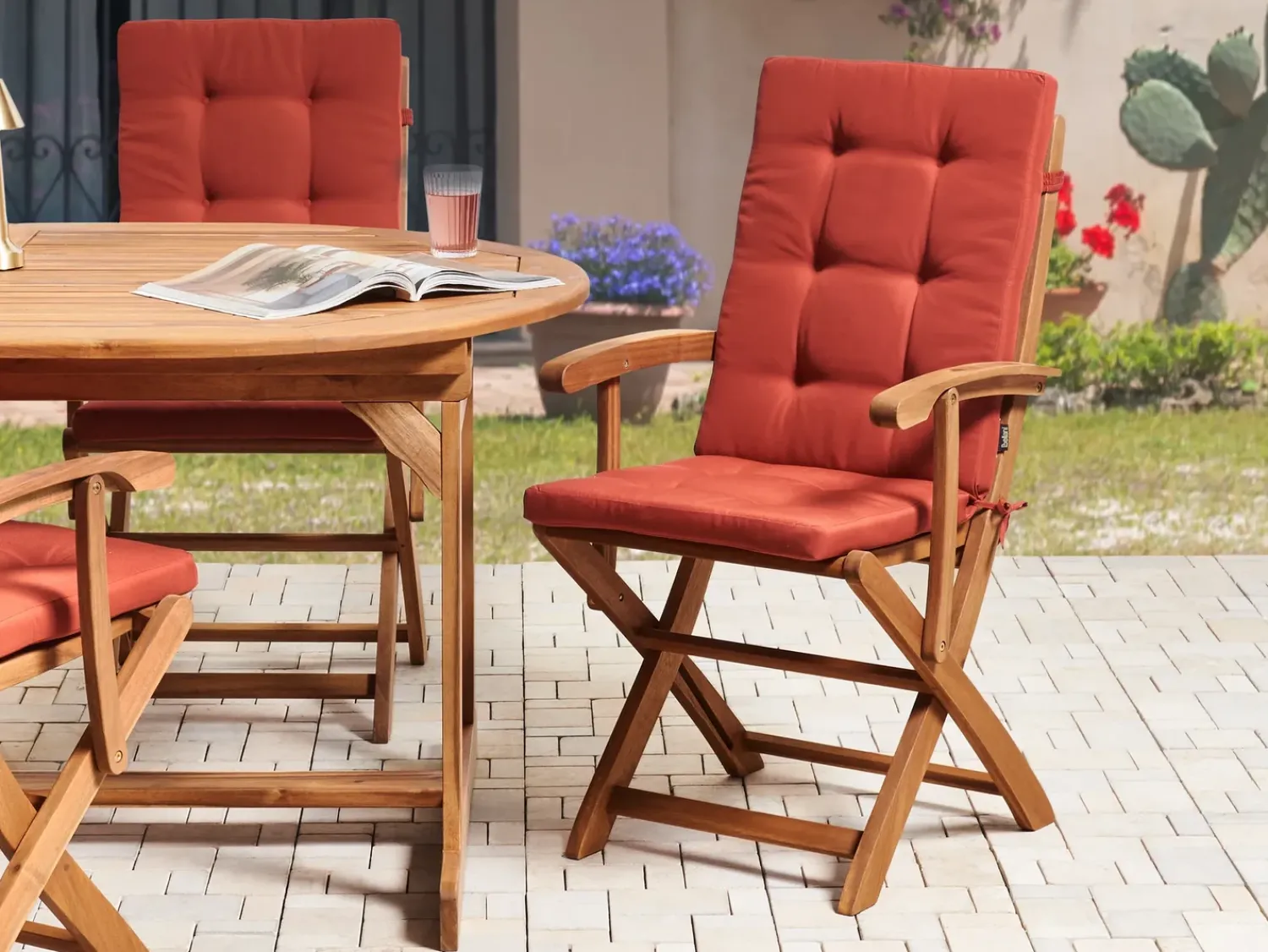 Online Beliani MAUI PREMIUM Rosso
