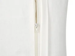 Outlet Beliani Set di 2 cuscini SCIRPUS Cotone 45 x 45 cm Giallo Trama floreale Bianco Giallo Grigio