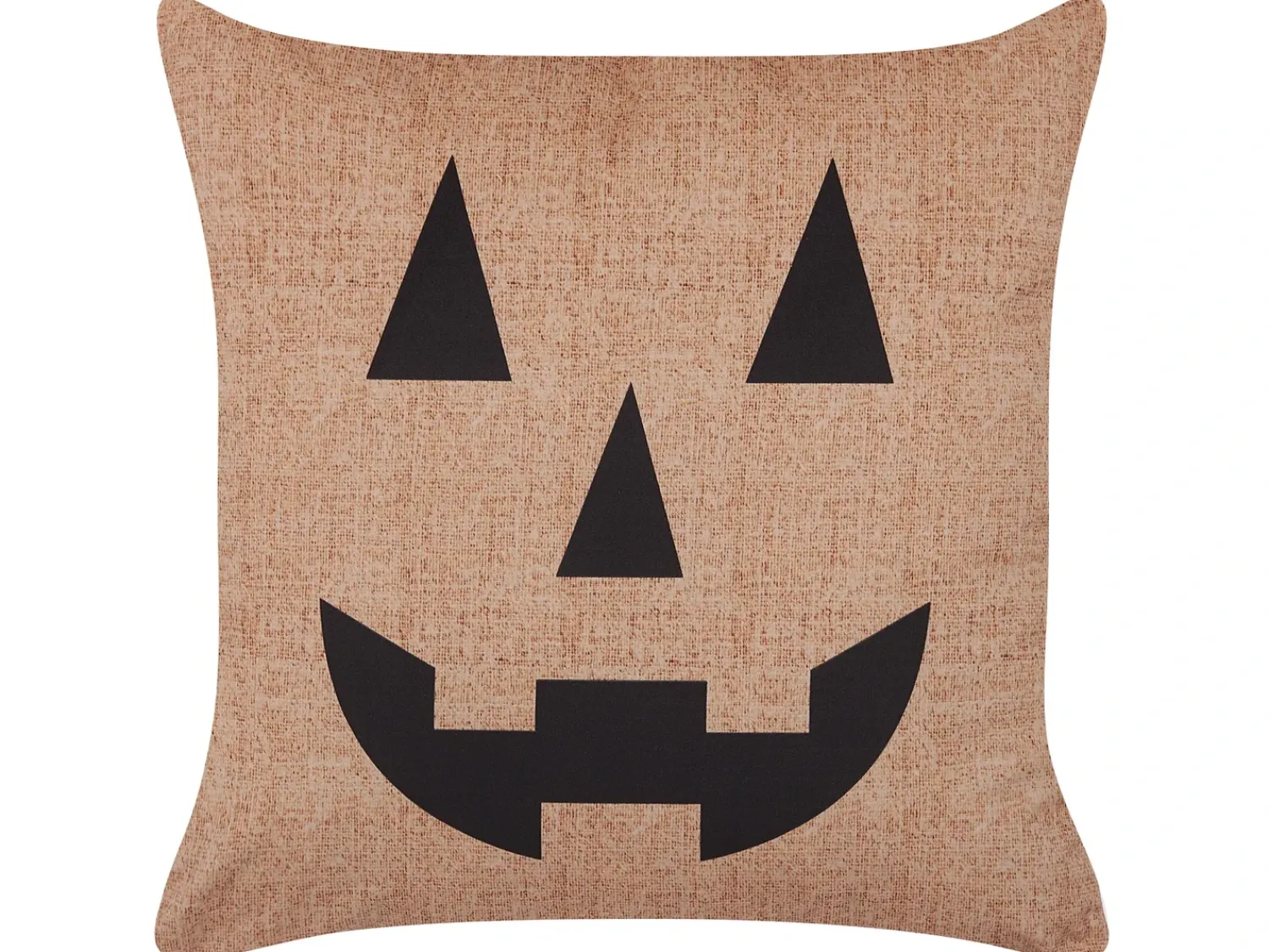 Sale Beliani Set di 2 cuscini SEBES Velluto 45 x 45 cm Beige Trama astratta Beige Nero
