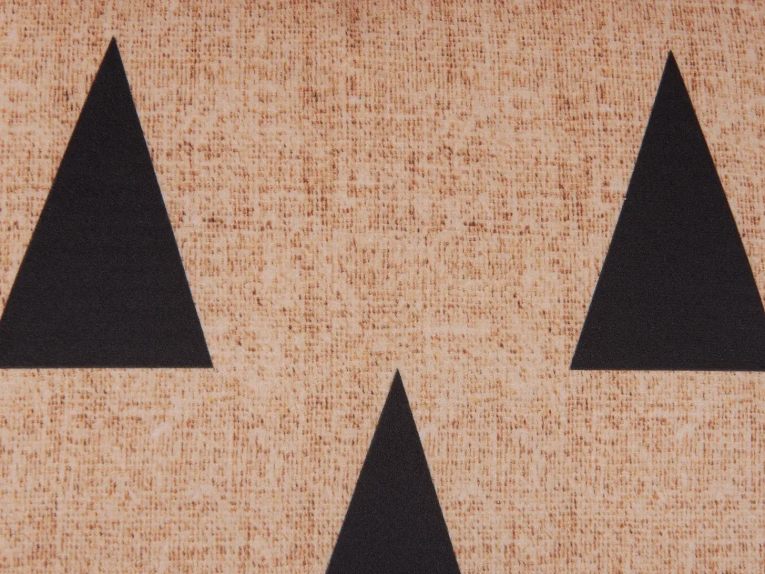 Sale Beliani Set di 2 cuscini SEBES Velluto 45 x 45 cm Beige Trama astratta Beige Nero