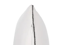 Hot Beliani Set di 2 cuscini SHADRACK Cotone 45 x 45 cm Bianco Modello natalizio Bianco Nero