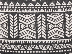 Clearance Beliani Set di 2 cuscini SIRVAN Cotone 45 x 45 cm Nero Trama geometrica Beige Nero