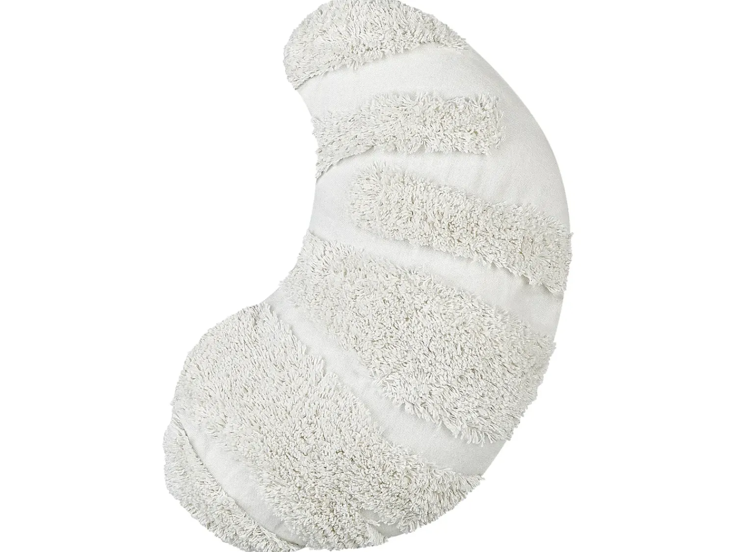 Outlet Beliani Set di 2 cuscini SNOWDROP Cotone 40 x 25 cm Bianco