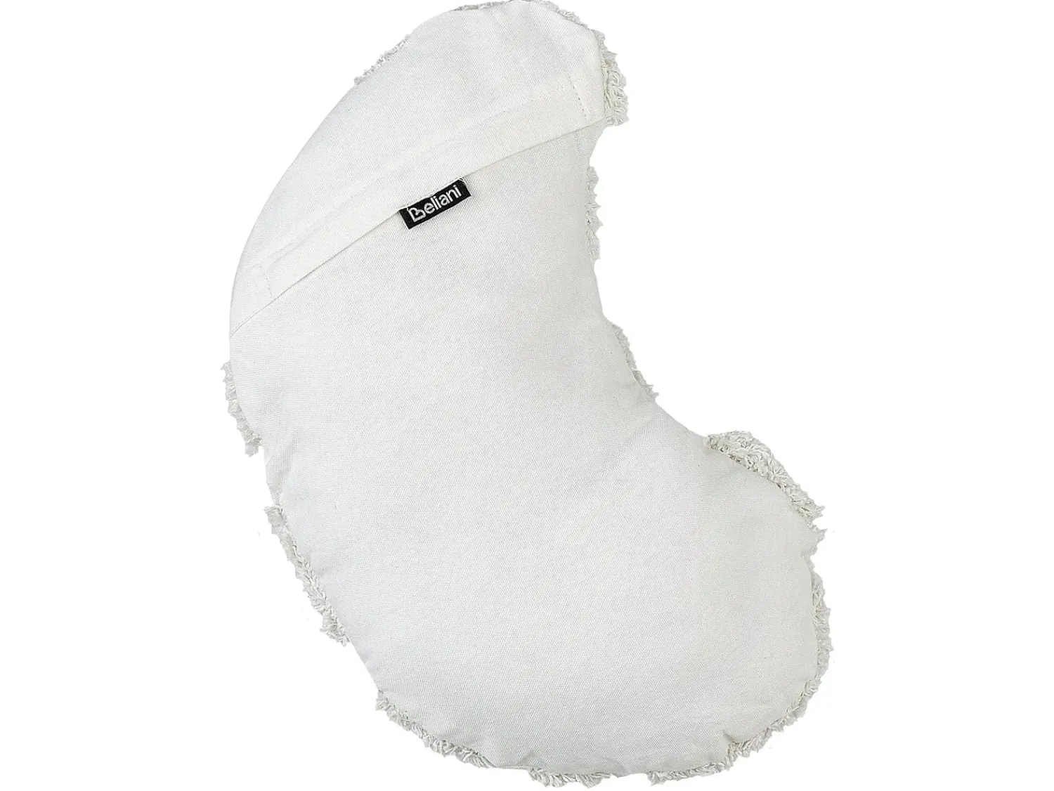 Outlet Beliani Set di 2 cuscini SNOWDROP Cotone 40 x 25 cm Bianco