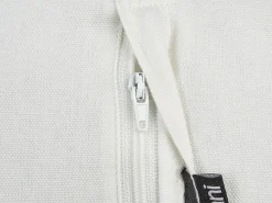Outlet Beliani Set di 2 cuscini SNOWDROP Cotone 40 x 25 cm Bianco