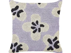 Online Beliani Set di 2 cuscini SOAPWORT Cotone 45 x 45 cm Viola Multicolore
