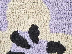Online Beliani Set di 2 cuscini SOAPWORT Cotone 45 x 45 cm Viola Multicolore
