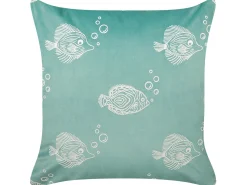 Clearance Beliani Set di 2 cuscini SOLIDAGO Velluto 45 x 45 cm Verde
