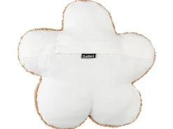 New Beliani Set di 2 cuscini SORREL Cotone 30 x 30 cm Rosa pesca Fiore Beige Bianco Rosa