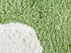 Online Beliani Set di 2 cuscini SORREL Cotone 30 x 30 cm Verde Fiore Bianco Verde