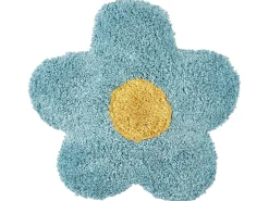 Discount Beliani Set di 2 cuscini SORREL Cotone 30 x 30 cm Blu Fiore Bianco Blu Giallo