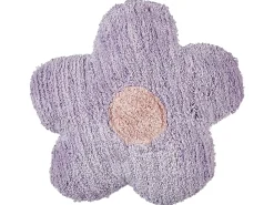 Hot Beliani Set di 2 cuscini SORREL Cotone 30 x 30 cm Viola Fiore Bianco Rosa Viola