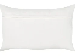 Clearance Beliani Set di 2 cuscini SPANDOREA Cotone 30 x 50 cm Verde Trama di piante Bianco Verde