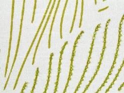 Clearance Beliani Set di 2 cuscini SPANDOREA Cotone 30 x 50 cm Verde Trama di piante Bianco Verde