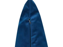 Outlet Beliani Set di 2 cuscini TALINUM Velluto 45 x 45 cm Blu Trama animale Bianco Giallo Marrone Blu