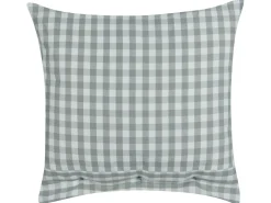 Discount Beliani Set di 2 cuscini TALYA Verde menta Trama a scacchi Bianco Marrone Verde