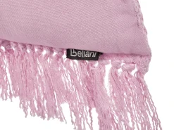 Outlet Beliani Set di 2 cuscini TANSY Cotone 40 x 60 cm Tinta unita Rosa