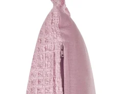 Outlet Beliani Set di 2 cuscini TANSY Cotone 40 x 60 cm Tinta unita Rosa