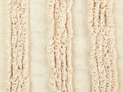 Clearance Beliani Set di 2 cuscini TATSOI Cotone 45 x 45 cm Trama geometrica Beige