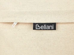 Clearance Beliani Set di 2 cuscini TATSOI Cotone 45 x 45 cm Trama geometrica Beige