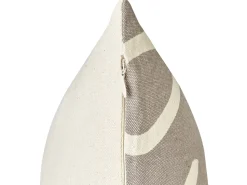 Best Beliani Set di 2 cuscini TELOPEA Cotone 45 x 45 cm Grigio Scritta Bianco Grigio