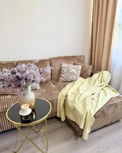 Best Beliani Set di 2 cuscini TELOPEA Cotone 45 x 45 cm Grigio Scritta Bianco Grigio