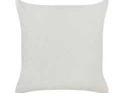 Clearance Beliani Set di 2 cuscini TRACHELIUM 45 x 45 cm Verde Trama di piante Bianco Verde