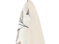 New Beliani Set di 2 cuscini TUBEROSE 45 x 45 cm Multicolore Trama floreale Arancione Beige Bianco Multicolore