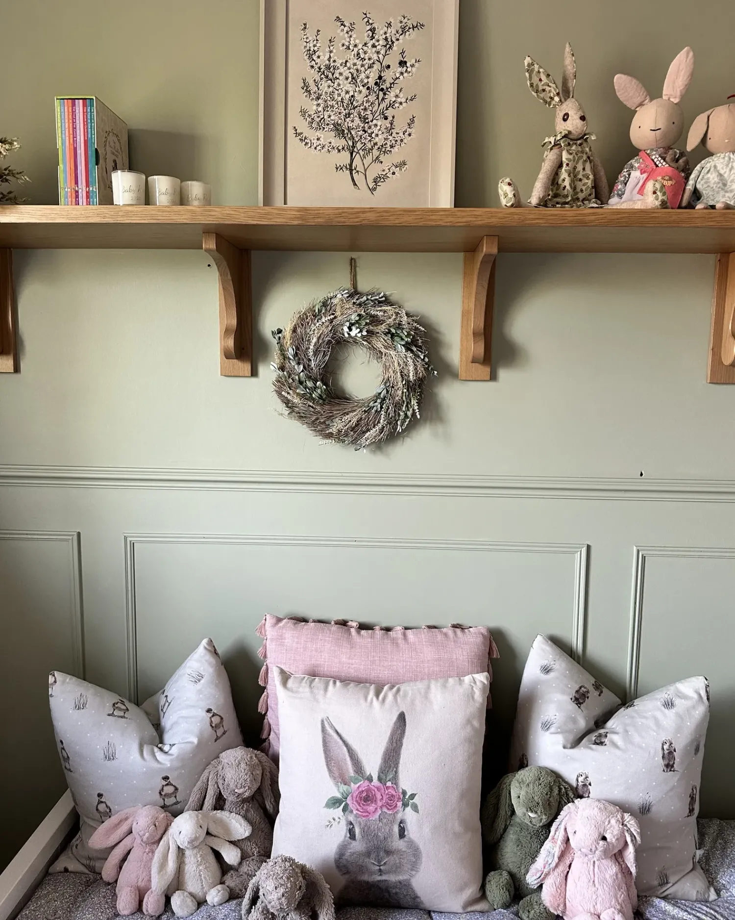 Hot Beliani Set di 2 cuscini TULIPA 45 x 45 cm Tortora Beige Grigio Marrone Rosa Verde