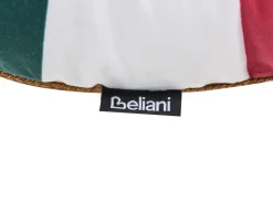 Hot Beliani Set di 2 cuscini TWIRL TREATS Velluto 55 x 55 cm 40 x 40 cm Multicolore Modello natalizio Bianco Rosso Verde
