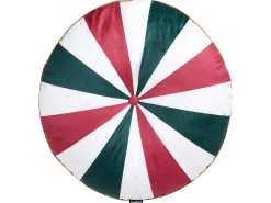 Hot Beliani Set di 2 cuscini TWIRL TREATS Velluto 55 x 55 cm 40 x 40 cm Multicolore Modello natalizio Bianco Rosso Verde