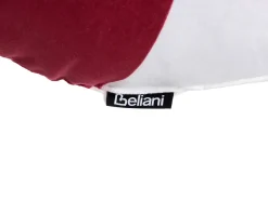 Hot Beliani Set di 2 cuscini TWIRL TREATS Velluto 55 x 55 cm 40 x 40 cm Multicolore Modello natalizio Bianco Rosso Verde