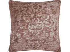 Hot Beliani Set di 2 cuscini VAKAYAR Cotone 45 x 45 cm Trama floreale Rosa