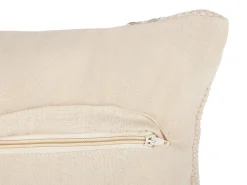 Discount Beliani Set di 2 cuscini VAYALI Cotone 45 x 45 cm A strisce Beige