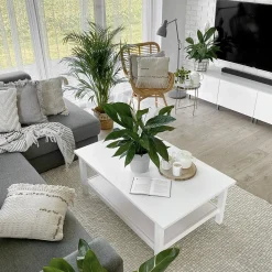 Discount Beliani Set di 2 cuscini VAYALI Cotone 45 x 45 cm A strisce Beige