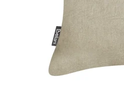 Best Beliani Set di 2 cuscini VELLEIA Cotone 45 x 45 cm Tortora Trama geometrica Bianco Beige